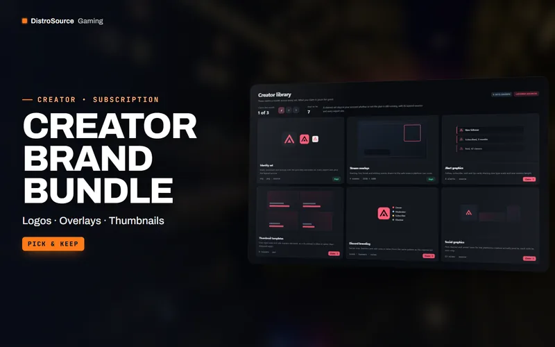 Creator Brand Bundle — claimable library preview