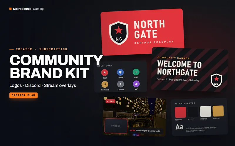 Community Brand Kit — brand kit preview