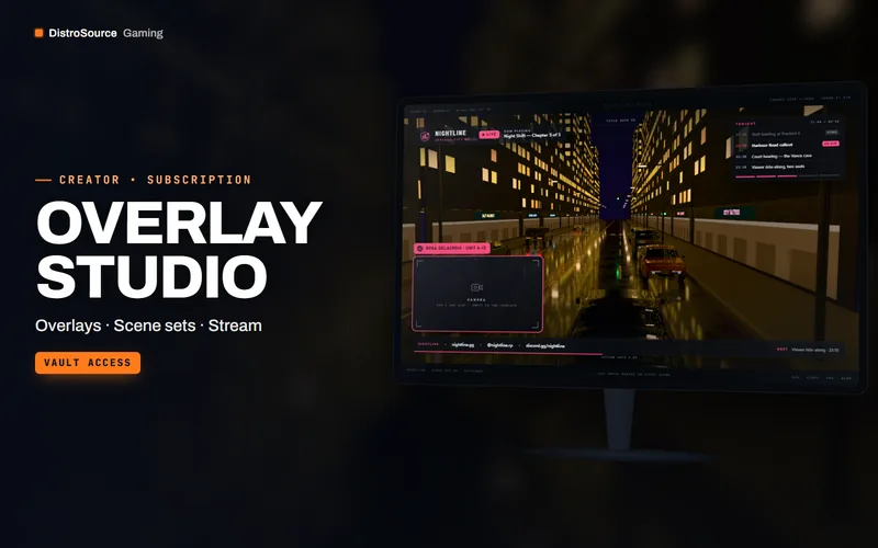 Overlay Studio — gameplay scene preview