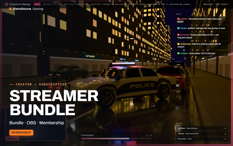 Streamer Bundle — Combined scene preview