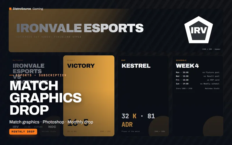 Match Graphics Drop — Matchday set preview