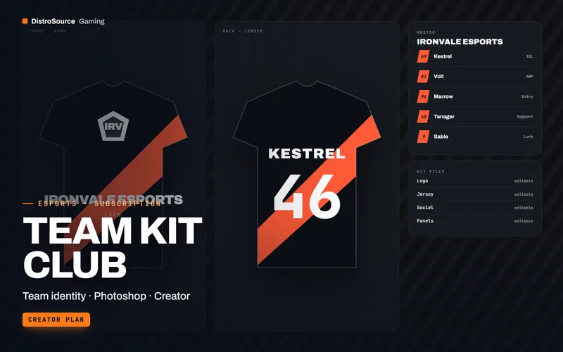 Team Kit Club — Jersey layout preview