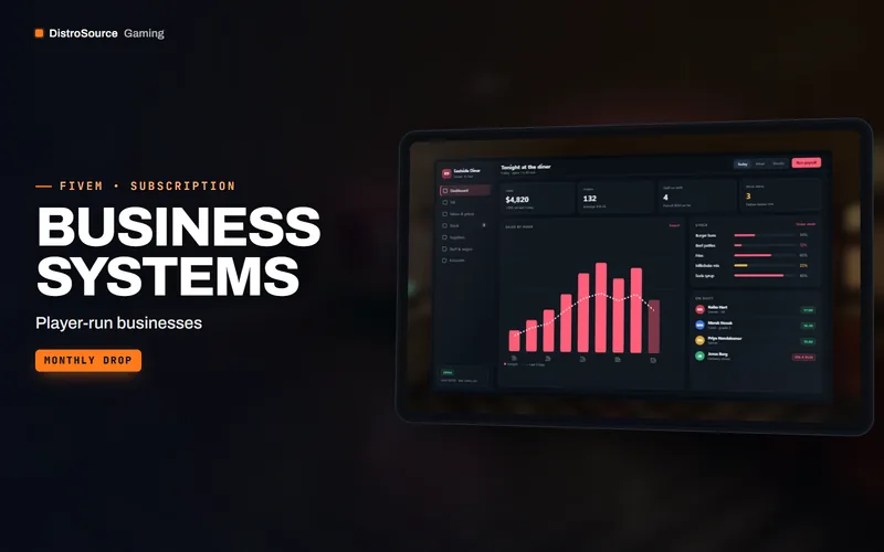 Business Systems — dashboard preview