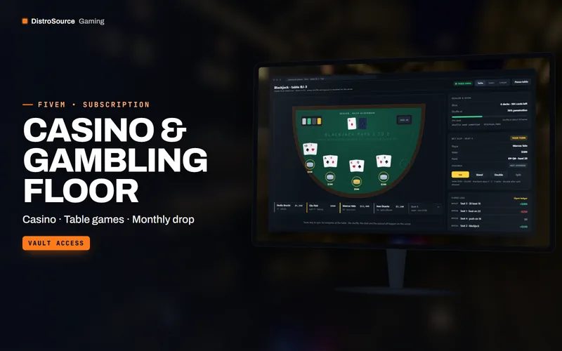 Casino & Gambling Floor — table view preview