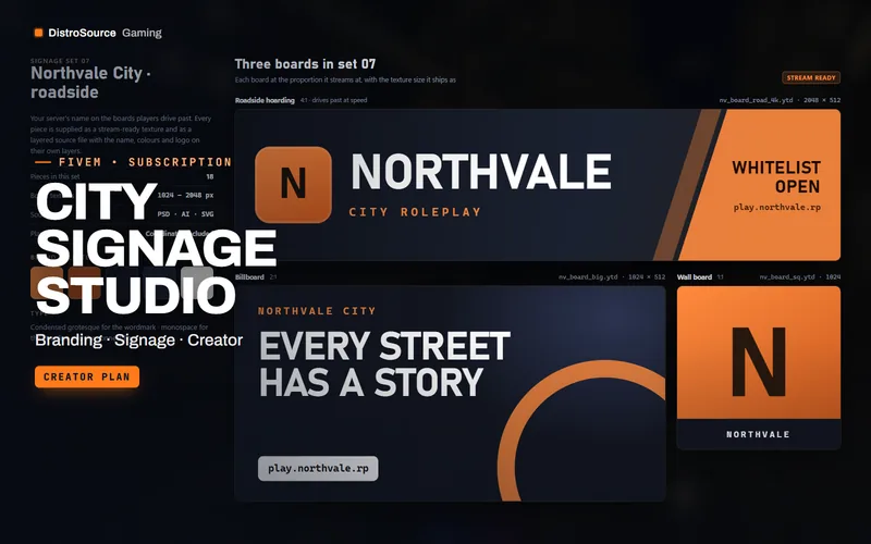 City Signage Studio — billboard designs preview