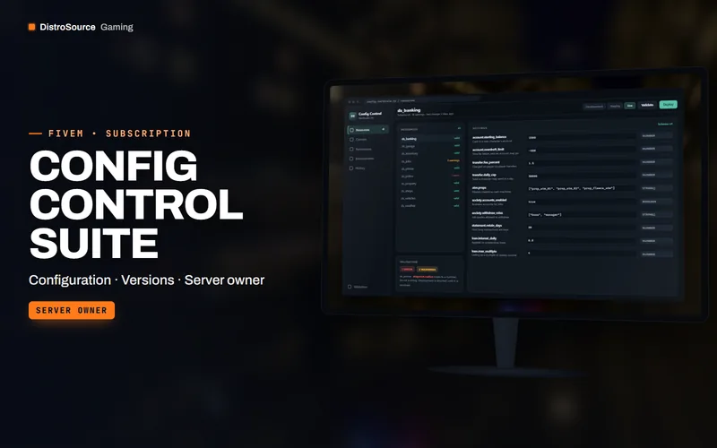 Config Control Suite — configuration editor preview