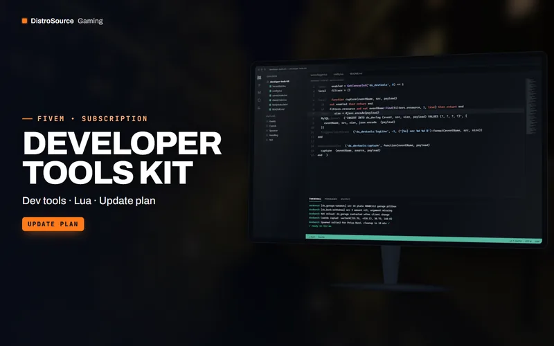 Developer Tools Kit — Event logger script preview