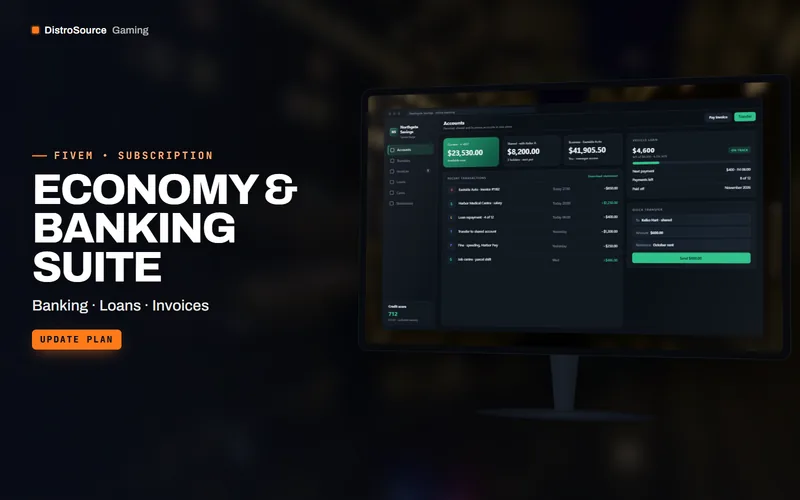Economy & Banking Suite — bank preview