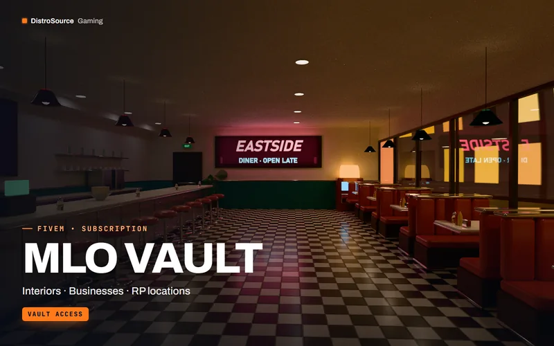 MLO Vault — diner interior preview