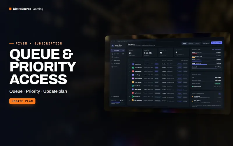 Queue & Priority Access — queue dashboard preview