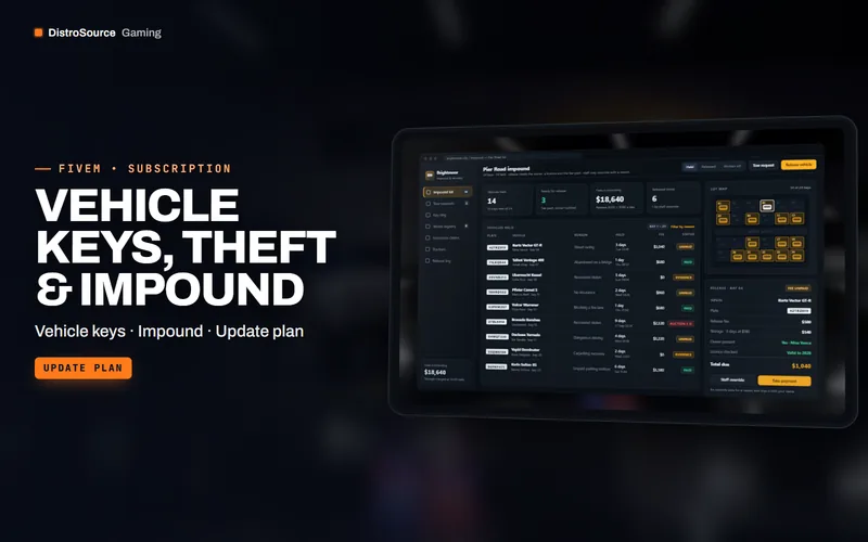 Vehicle Keys, Theft & Impound — impound lot preview