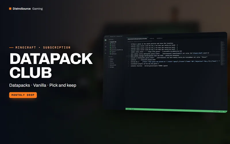 Datapack Club — Datapack file tree preview