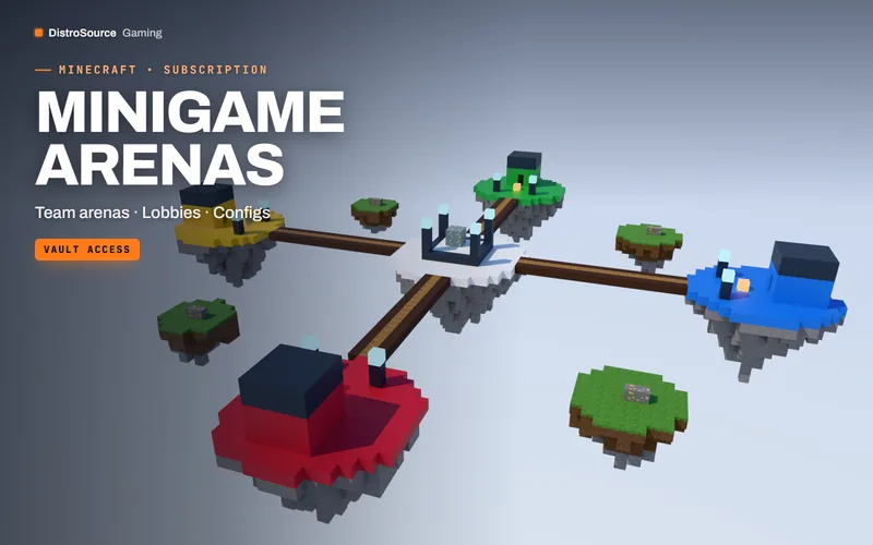 Minigame Arenas — team arena preview