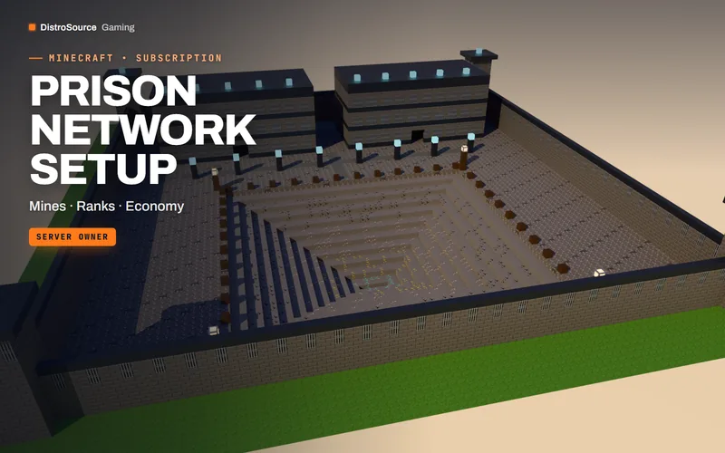 Prison Network Setup — prison yard preview