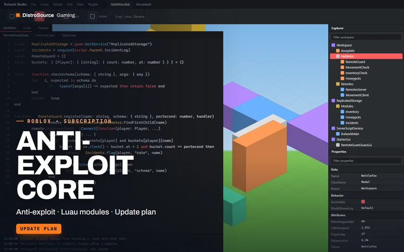 Anti-Exploit Core — Remote registry preview