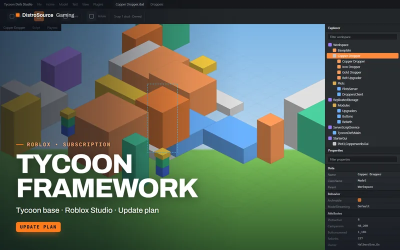Tycoon Framework — Example plot preview