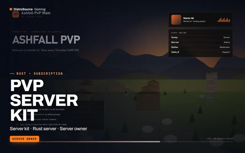 PvP Server Kit — Loading screen preview